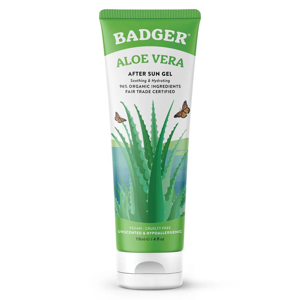 Badger Aloe Vera Gel, 4 oz - Made in USA