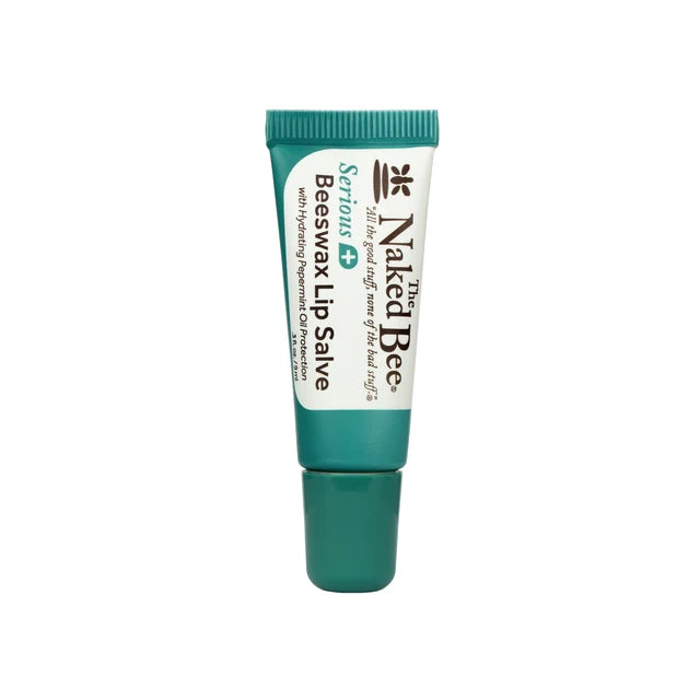 The Naked Bee Serious Beeswax Lip Salve, 0.3 oz - Made in USA