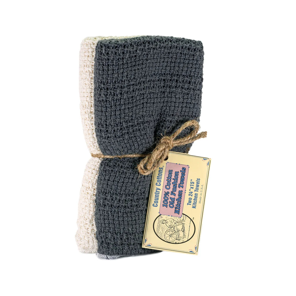Carolina Cottons Kitchen Towels 2 Pack - Made in USA