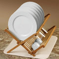 Envision Dish Drying Mat, Cream, 16" X 18"