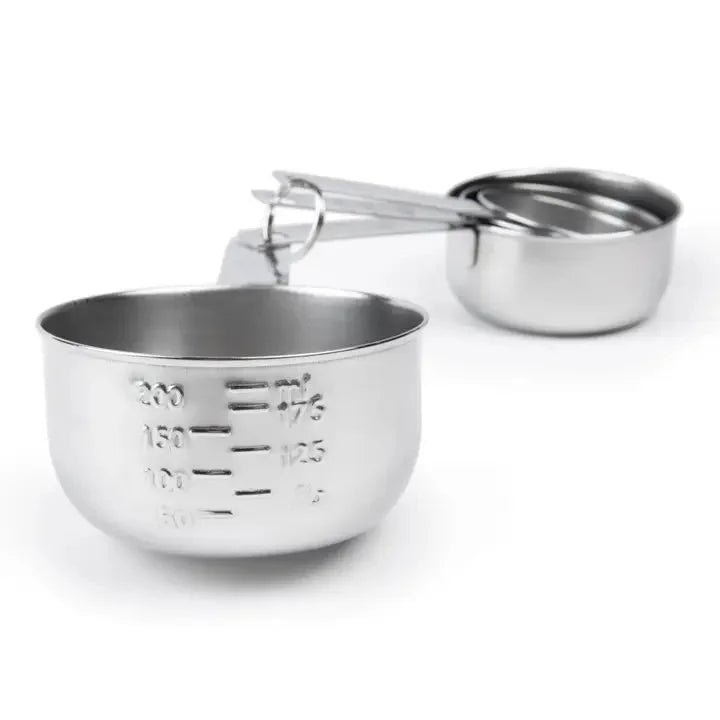 Fox Run Stainless Steel Measuring Cup Set, 4-Piece