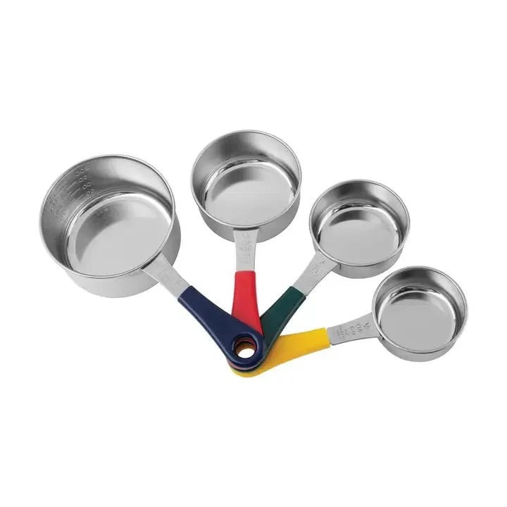 Fox Run Stainless Steel Measuring Cup Set, 4-Piece Color Set