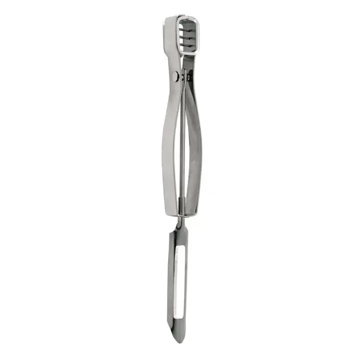 Fox Run Peeler and Bean Slicer, Stainless Steel, 0.75"x6.75"