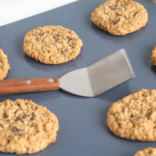 Fox Run Cookie Spatula, Stainless Steel with Wood Handle, 7"