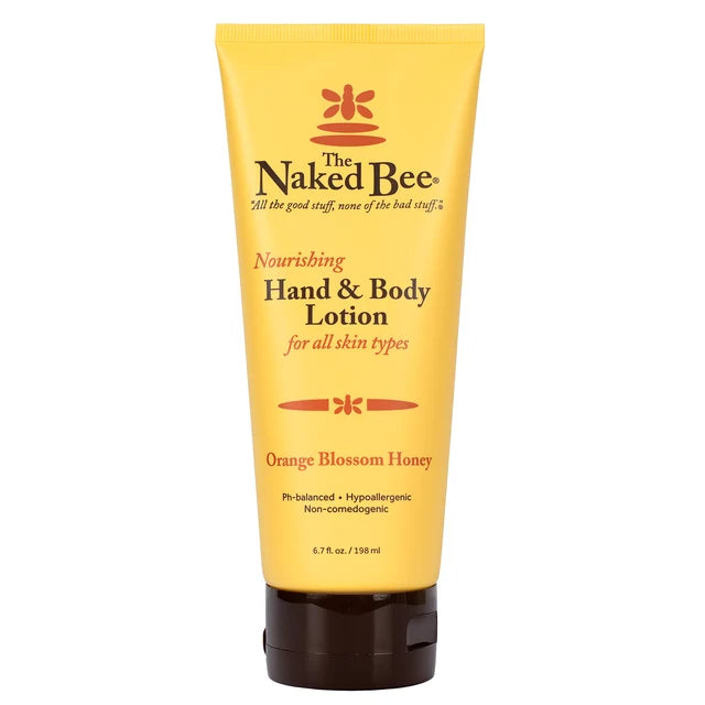 The Naked Bee Orange Blossom Honey Hand & Body Lotion, 6.7 oz - Made in USA