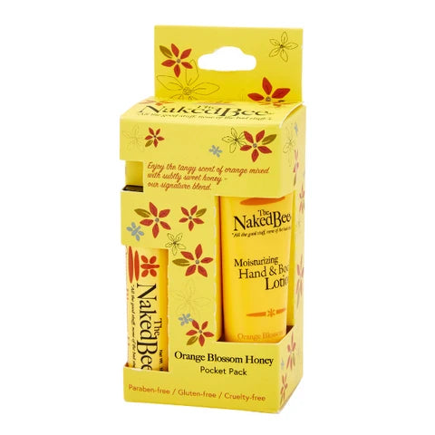 The Naked Bee Orange Blossom Honey Pocket Pack - Made in USA