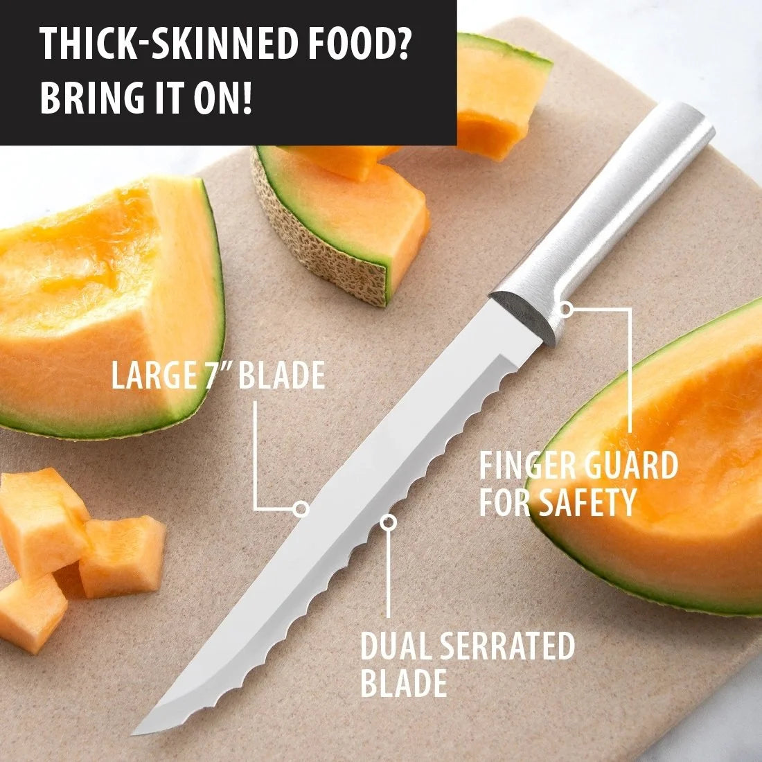 Rada Silver Serrated Slicer