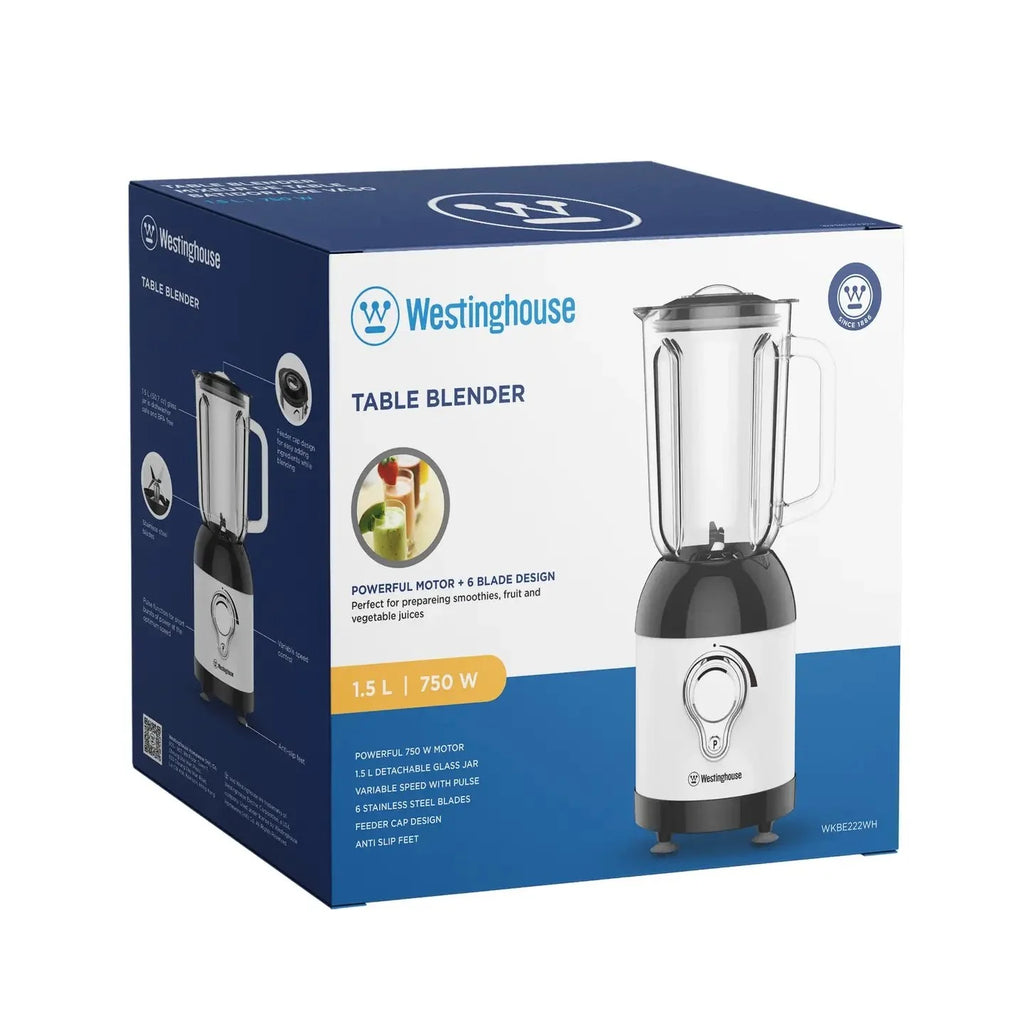 Westinghouse 1.5L Capacity Table Blender - Everyday Series