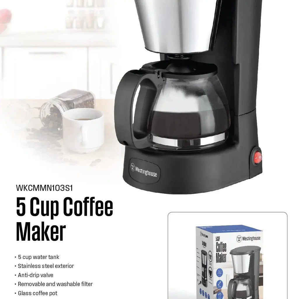 Westinghouse 5-Cup Coffee Maker - Everyday Series